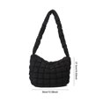 thumbnail image 3 of Bolso Hobo de nube para mujer, Bolso tipo cartera suave de color sólido, Bolso de viaje de gran capacidad, 3 of 8