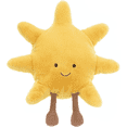 thumbnail image 4 of Cute Yellow Sun Plush Toy, Anthropomorphic Stuffed Star with Corduroy Legs, 4 of 4