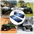thumbnail image 5 of Binienty Lightning UTV Seat Covers for Kawasaki Mule 2001-2018 3000 3010, Dustproof Anti-scratch UTV Replacement Seat Cover Easy Clean Bench Cushion Cover for Mule Seat Accessories Parts, 5 of 8