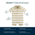 thumbnail image 6 of Gerber Baby Boy Short Sleeve Collared Romper, Sizes Newborn - 24 Months, 6 of 8
