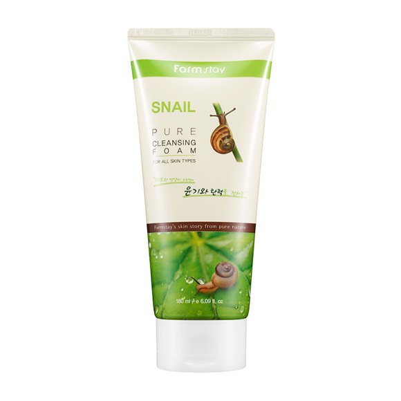 Farm stay Mousse Nettoyante Pure Escargot 180 ml