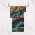 thumbnail image 5 of 3 Piece Bath Towels Set Bath Towel, Hand Towel and Face Towel for Bathroom, Gym, Hotel Colorful Clouds and Mountains, 5 of 8