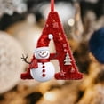 thumbnail image 4 of AuroraX Birthday Decorations Christmas Indoor Ornaments,4 Inch Snowman 26 Letter Ornaments,Christmas Tree Home Bedroom Living Room Decor(Letter A), 4 of 5