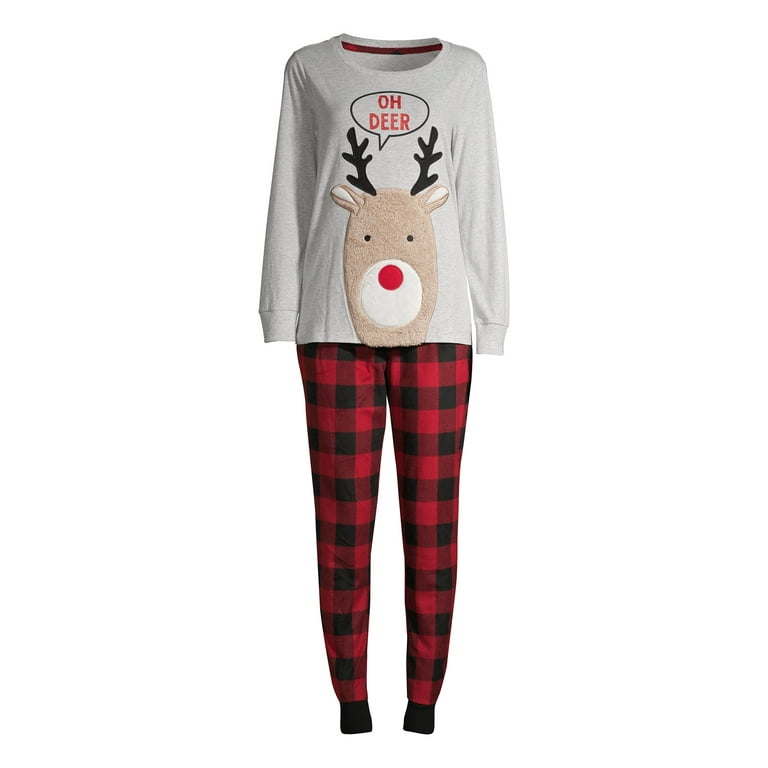 Matching Family Christmas Pajamas Women s and Women s Plus Oh Deer