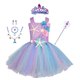 thumbnail image 1 of Princesa niñas Pastel Ariel sirena tutú vestido bajo el mar tema traje de fiesta de cumpleaños con diadema de flores Ocean Flower Dresses5-6T Gao Jinjia LED, 1 of 2