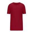 thumbnail image 4 of JINMGG Mens shirts short sleeve Classic Slim Shirt Casual Double Pocket Sports Bottom T-Shirts Top Tees Blouses, 4 of 6