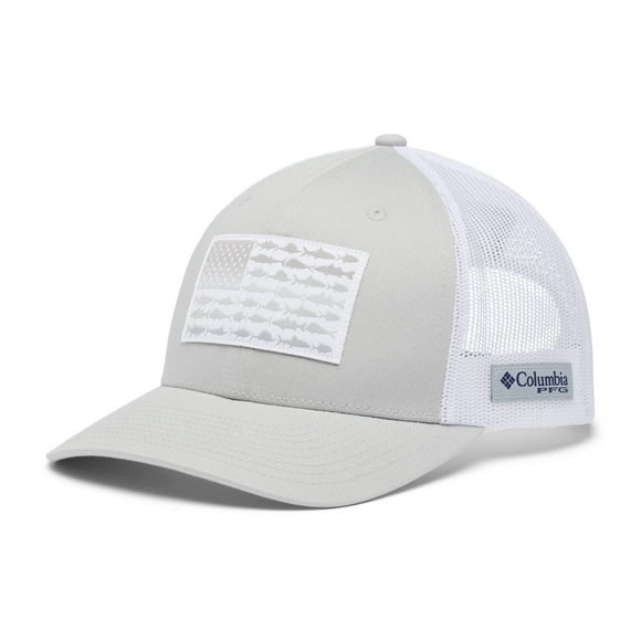 Gorro Columbia PFG Fish Fish Fish Fish Fish Back, unisex, gris frío