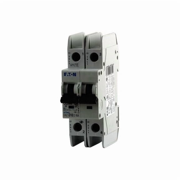 Eaton IEC Mini Circuit Breaker,6A,2P,277/480V FAZ-C6/2-NA