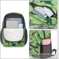 thumbnail image 4 of Dinosaur Skeleton Black Pattern 17" School Backpacks for Teens,Waterproof Oxford Fabric,S-Shape Padded Straps for School,Travel,Hiking,Camping, 4 of 6