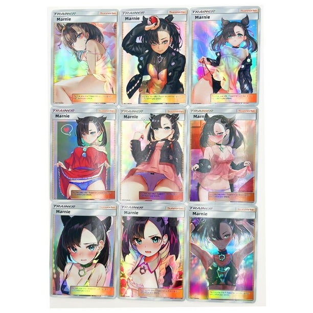 Pokemon Nessa Marnie ACG Sexy Nude Toys, pasatiempos, coleccionables,  coleccin de juegos, tarjetas de Anime, 9 piezas por juego Fivean unisex |  Bodega Aurrera en lnea