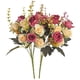 thumbnail image 3 of Flores artificiales, 2 paquetes de rosas artificiales. 24 flores de, 3 of 6