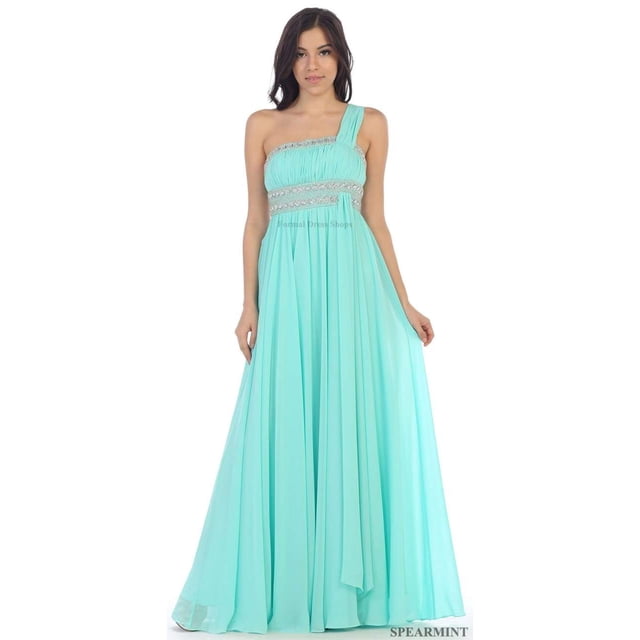 Robe de Demoiselles d'Honneur à une Épaule