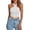 White tank tops, variant on Wycnly Summer Tank Tops Solid Halter Sleeveless T Shirts for Women Sexy Off Shoulder Slim Fit Knitted Ribbed Going Out Blouses Vest Blue l Under $5