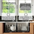 thumbnail image 4 of Karran 30" Undermount 16-Gauge Stainless Steel 50/50 Double Bowl Kitchen Sink Kit, 4 of 5