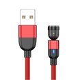 thumbnail image 2 of USB Charging Cable 540-Degree Magnetic Chargers Operation Flexible Lightweight Portable Type-C Data Wire Charger Line for Smart Bracelets Red 1m, 2 of 9