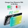 thumbnail image 2 of Cargador portátil INIU PawGo 10000 mAh 45 W PD Power Bank, 2 of 7