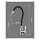 thumbnail image 4 of Grifo de cocina de silicona innovador, rociador desmontable con opciones de chorro aireado y rociador, cuerpo resistente a la corrosión que garantiza la longevidad, garantía de por vida, fácil, 4 of 5