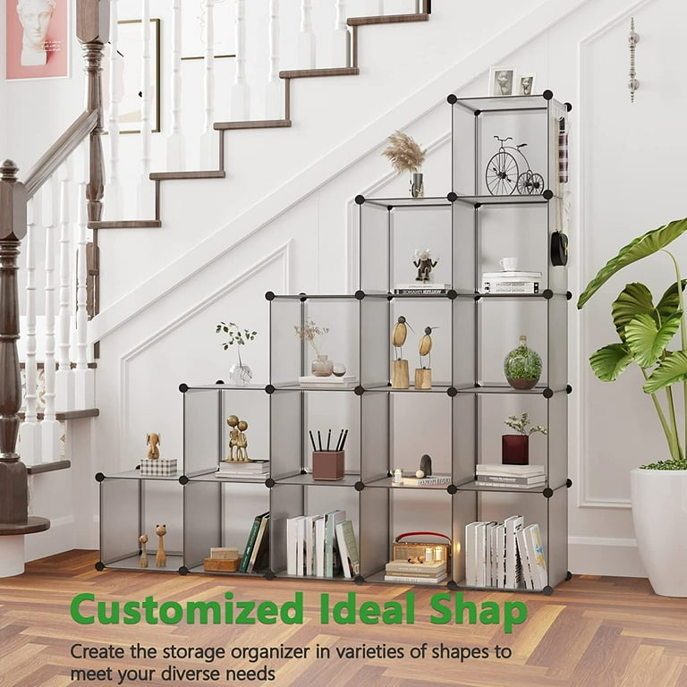 小物 16 ZXNYH Cube Storage Organizer, 16-Cube Shelves Units, Closet