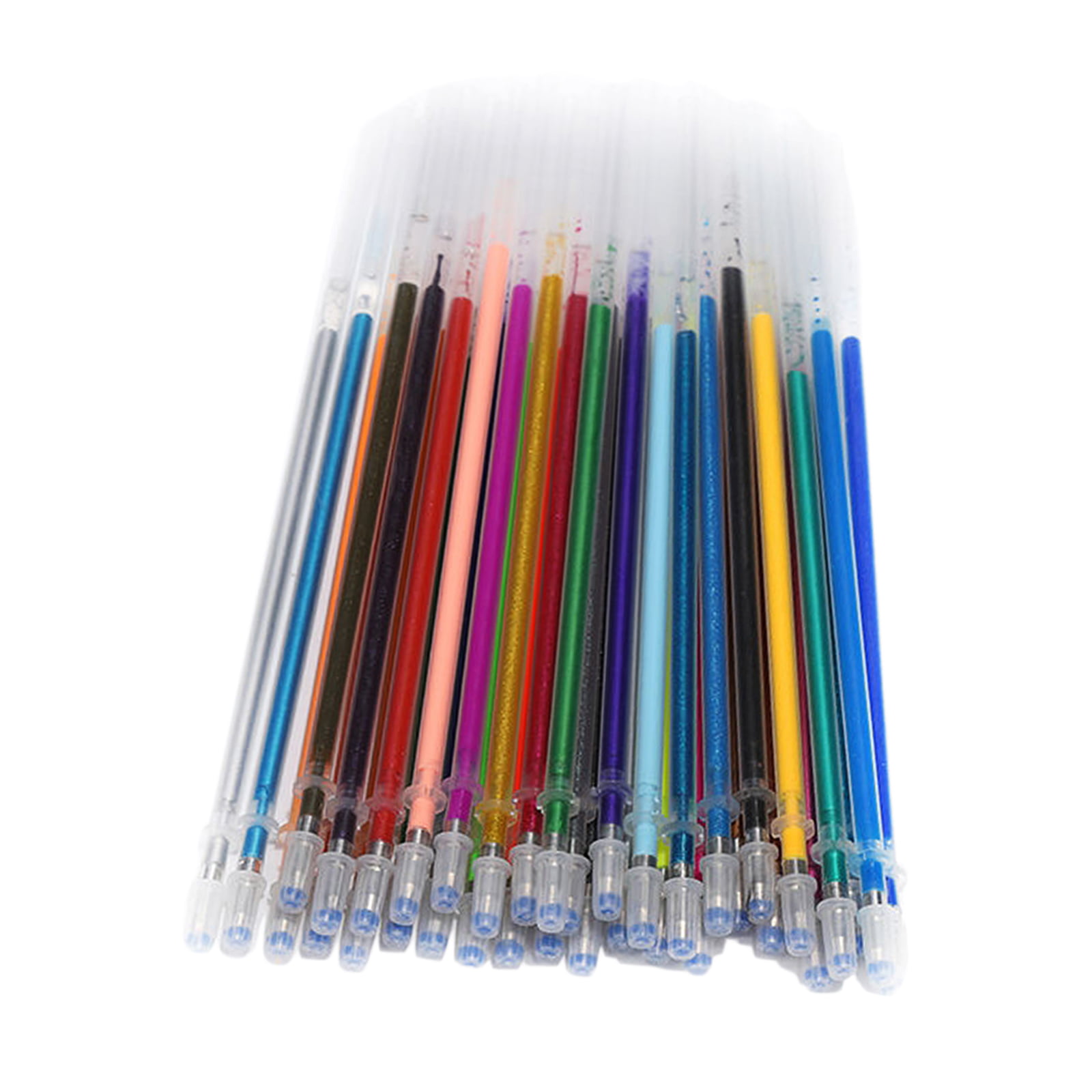 100x Fluorescence Gel Pen Refills Neon Glitter Refills to Gel Pens for 36/60 