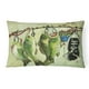 Carolines Treasures JMK1113PW1216 Recession Food Fish Caught With Spam Canvas Fabric Decorative Pillow - image 1 of 3