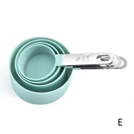 

Stainless Steel Measuring Cups Spoons Kitchen Baking Cooking Tool Set NEW