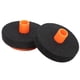 thumbnail image 3 of Kit de almohadillas de fieltro para tambor, 7 Uds., accesorios para platillos antifricción resistentes al desgaste, negro, naranja y rojo (50mm (WC75)), 3 of 8