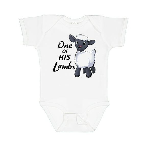 Inktastic One of His Lambs- Easter sheep Boys or Girls Baby Bodysuit