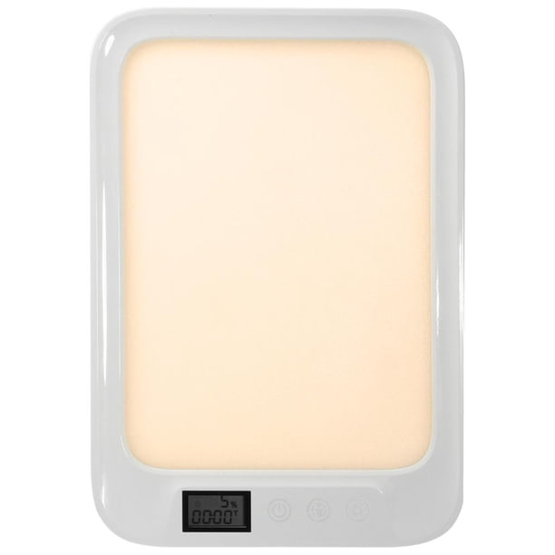 Lámpara De Luz Solar Natural Lámpara De Fototerapia Sad Con 3 Temperaturas De Color 6 Lámpara De Terapia De Depresión De Brillo Ajustable Lámpara De Terapia De Luz Sin Uv 24200Lux-45100Lux Methold EL014301-03