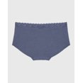 thumbnail image 5 of Ultrasoft Modal Boyshort Panty with Lace Trim In Vintage Indigo, 5 of 5