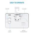 thumbnail image 3 of AMIR Refrigerator Fridge Thermometer, Indoor Oudoor Digital Freezer Thermometer with Hook, Easy to Read LCD Display, Max/Min Function for Restaurants, Cafes, Bar,Home-2PACK, 3 of 7