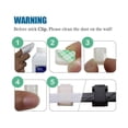 thumbnail image 4 of XINCA Adhesive Cable Clips, White, 100 Count, 100 Pack, 4 of 6