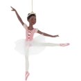 thumbnail image 5 of Resin African American Ballerina Christmas Ornaments Set of 2 Multicolor, 5 of 7