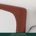 thumbnail image 4 of CHUN YI 1 Piece Cushion Cover Spandex Stretch Textured Grid Box Cushion Seat Slipcover, 4 of 6