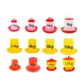 thumbnail image 5 of Yoetaun Chick Feeder Waterer Kits for Chick QuailsHen Hanging Poultry Feeder Food Feeder Water Container for Outdoor Farm Coops Color 4, 5 of 8