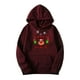 thumbnail image 1 of Sudadera con capucha para hombre, informal, con estampado navideño, de manga larga, tipo blusa, 1 of 5
