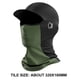 thumbnail image 4 of Pasamontañas De Moto Gorras de ciclismo Mascarilla facial transpirable para ciclismo Pesca Senderismo (Verde militar), 4 of 8