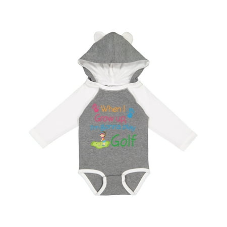 

Inktastic Golfing Girls Future Golfer Gift Baby Girl Long Sleeve Bodysuit