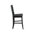 thumbnail image 6 of International Concepts Cosmo 24" Ladder Back Counter Stool in Coal, 6 of 7