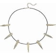 thumbnail image 1 of Black Panther Cosplay Wakanda King T'Challa Pendant Necklace Halloween Party (Gold), 1 of 5