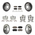 thumbnail image 1 of Transit Auto Front Rear Disc Brake Caliper Coated Rotors and Ceramic Pads Kit (10Pc) for Car Hyundai Elantra GT Kia Forte Koup KCG-101057C, 1 of 11