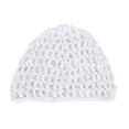 thumbnail image 3 of GUOOL Mesh Crochet Hair Net Curls Hair Wrap Lightweight Soft Elastic Crocheted Cap White, 3 of 9