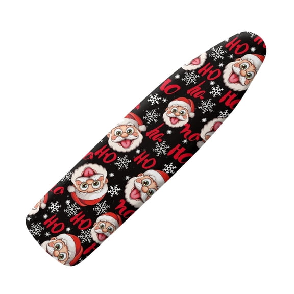 HELLHERO 15x54 Inch Ironing Board Cover 3 Fasteners Dustproof Covers for Women, Santa Claus