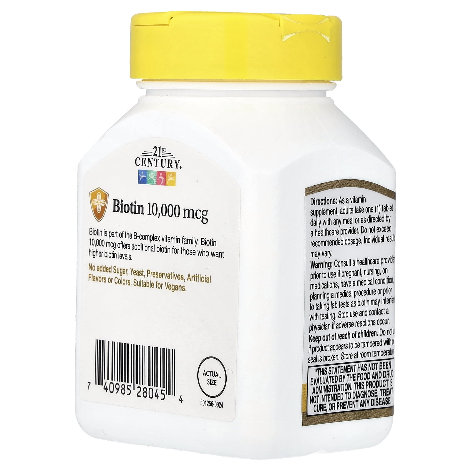 21st Century Biotin, 360 Tablets