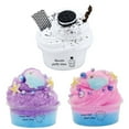 thumbnail image 1 of Bamboohart 3 Pack Butter Slime Kit with Fruit Ice Cream Mini Scented Slime Charms Suppulies Party Favors Stress Relief Toy for Girls Boys Non-Sticky %26 Super Stretchy, 1 of 8