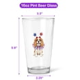 thumbnail image 5 of 4th of July Cavalier King Charles Spaniel Celebrates Independence Day 16oz Pint Beer Glass Mug Dog Lover Gifts Beer Glasses Cup - 12010, 5 of 5