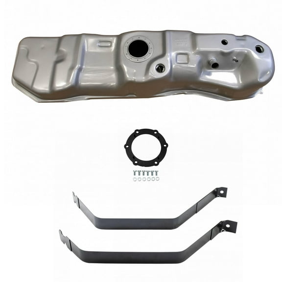 TRQ Fuel Gas Tank 24.5 Gallon w/ Strap Set for Ford F150 F250 Lincoln Blackwood FTA65934