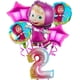 thumbnail image 4 of Globos de cumpleaños con números de Masha y el oso, suministros para fiestas infantiles, decoración para baby shower, globos de aluminio, globos de dibujos animados de anime, 4 of 5