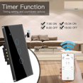 thumbnail image 3 of Tuya WiFi Smart Touch Switch US 1/2/3/4 Gang 2 Wiring Methods Neutral Wire, 3 of 5