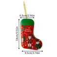 thumbnail image 6 of Dserhfy Christmas Candy Box Stocking Shape Snowman Xmas Ball Pattern Cookies Snacks Treat Gift Storage Tinplate Box Container Party Favors, 6 of 8