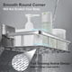 thumbnail image 3 of Soporte de ducha de aluminio sin perforación de avión, almacenamiento de baño resistente a la oxidación, soporte de baño autoadhesivo, soporte de ducha sin perforación - Plata. Afortunado Sencillez, 3 of 5